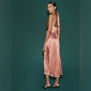 NWT Reformation Maddison Silk Dress mauve